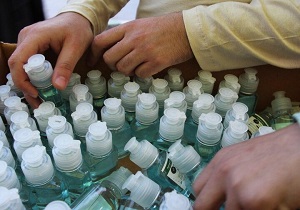 تامین روزانه ۱۷ تن مواد ضدعفونی کننده در اردبیل