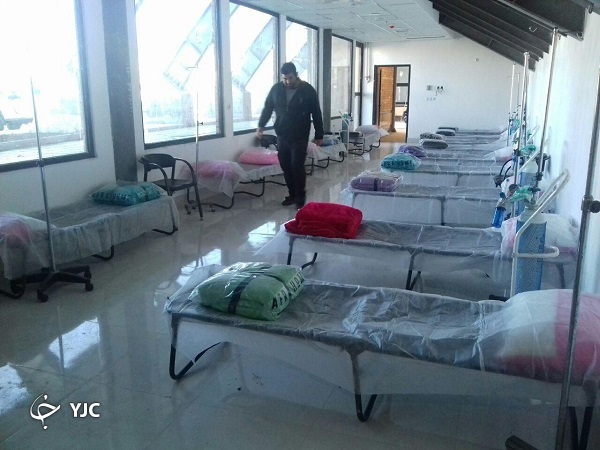 آمادگی بیمارستان سیار نیروی زمینی ارتش در قم برای پذیرش بیماران کرونایی