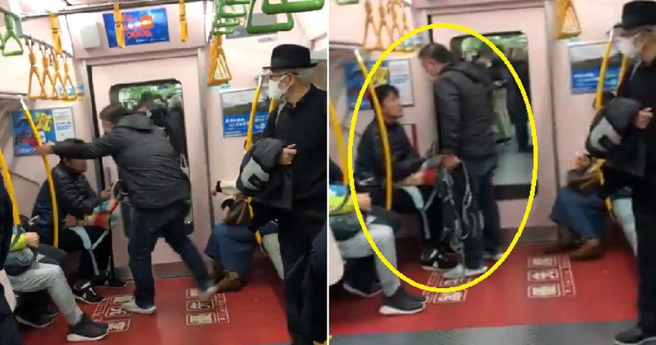 حمله لفظی شدید به مسافر در متروی ژاپن