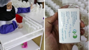 پارک علم و فناوری فارس عرصه تولید ژل ضدعفونی شد