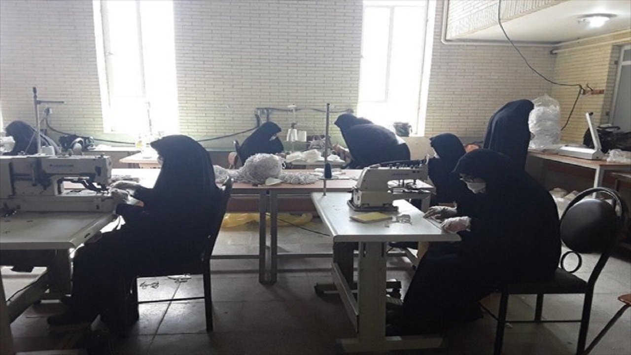 ماسک پارچه ای آنتی باکتریال در دانشگاه آزاد مشهد تولید شد