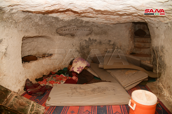 کشف شبکه‌ای از تونل‌های جبهه النصره در اطراف شهرک حیان+ تصاویر
