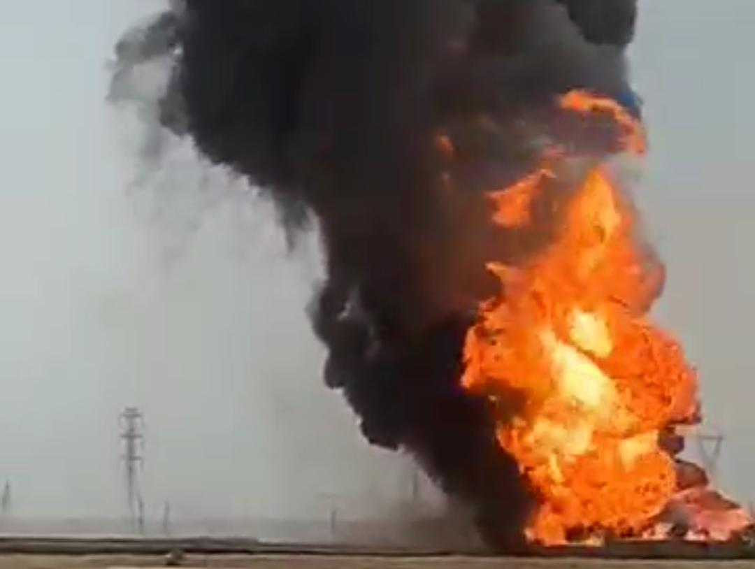 حادثه خط لوله ۴۲ اینچ نفت صادراتی امیدیه تلفاتی نداشت