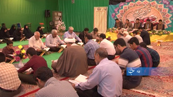 رقابتی جذاب و تنگاتنگ در مسابقات خوش‌نویسی قرآن کریم + فیلم
