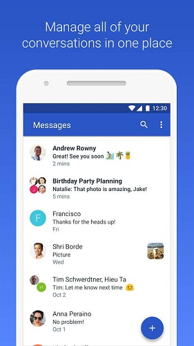 دانلود Android Messages 4.3.098 - پیام‌رسان محبوب گوگل برای اندروید