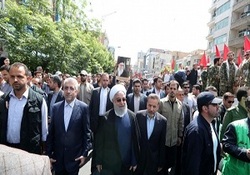 موج اتحاد و حمایت از فلسطین در خیابان‌های ساری، ایلام و مهاباد + فیلم