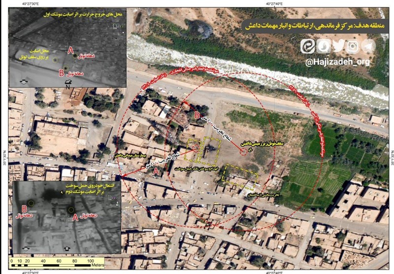 تصاویر دیده نشده از عملیات موشکی و مهم سپاه پاسداران علیه داعش