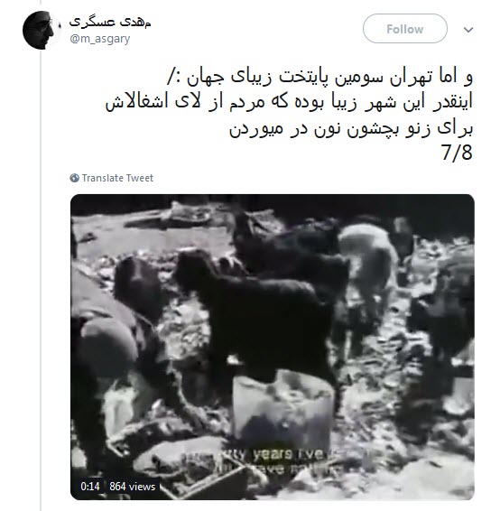 تطهیر چهره‌ی حکومت پهلوی با دروغ / پاسخ قاطع یک کاربر به توهمات سلطنت طلبان ! +فیلم و عکس