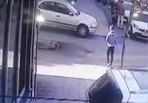 دزدی خونسردانه تلفن همراه در خیابان پیروزی + فیلم