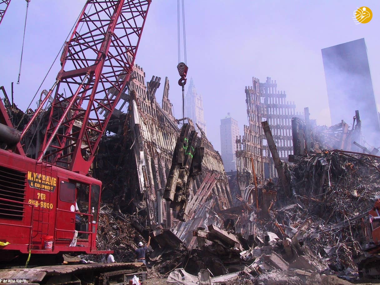 مخروبه‌های حادثه ۱۱ سپتامبر از نمای نزدیک + تصاویر