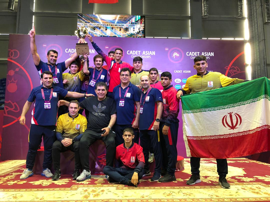 قهرمانی ایران در کشتی فرنگی نوجوانان قهرمانی آسیا