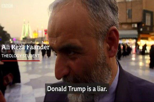 پاسخ ایرانی‌ها به خبرنگار بی‌بی‌سی درباره ترامپ و تحریم‌های آمریکا
