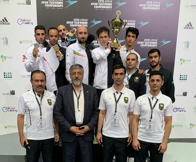 قهرمانی تیم ملی پاراتکواندو ایران در رقابت‌های آسیایی