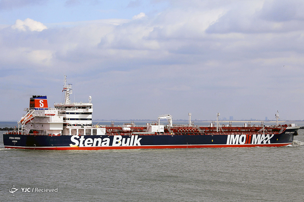 نفتکش توقیف شده انگلیسی (استنا ایمپرو 
Stena Bulk) در لنگرگاه بندرعباس توسط نیروی دریایی سپاه