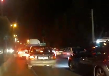 ترافیک سنگین جاده در محور ملارد - اندیشه + فیلم