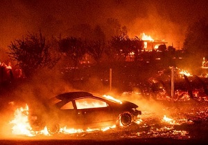 آتش سوزی جنگلی در کالیفرنیا + فیلم