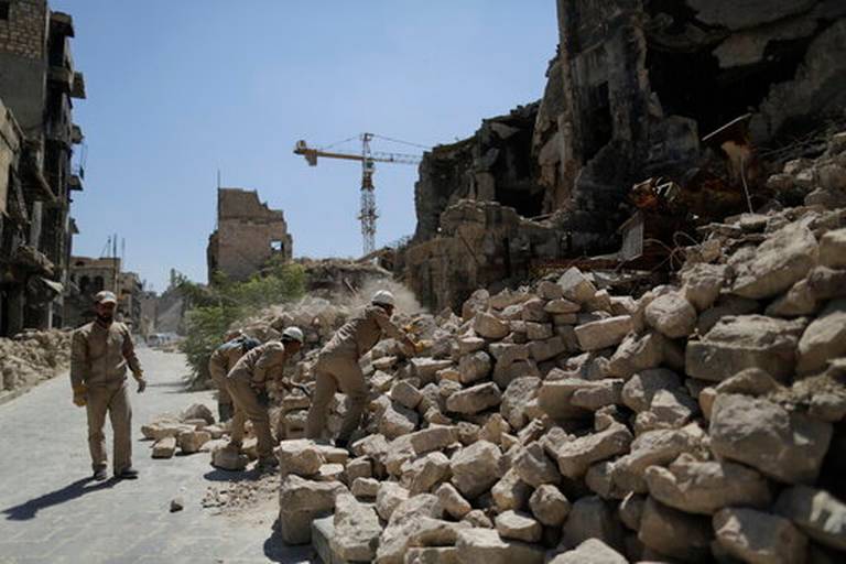 جان گرفتن بازار باستانی حلب با پایان جنگ در سوریه+تصاویر