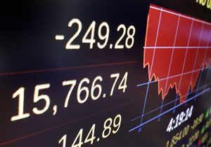 سقوط شاخص سهام در بازار اروپا