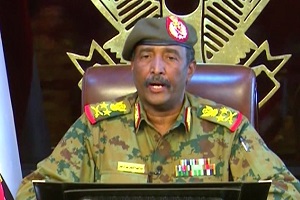 ژنرال برهان برای ریاست شورای حاکمیتی سودان سوگند یاد کرد