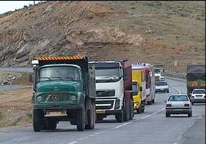 ۶ درصد تردد وسایل نقلیه سنگین در لرستان افزایش یافت