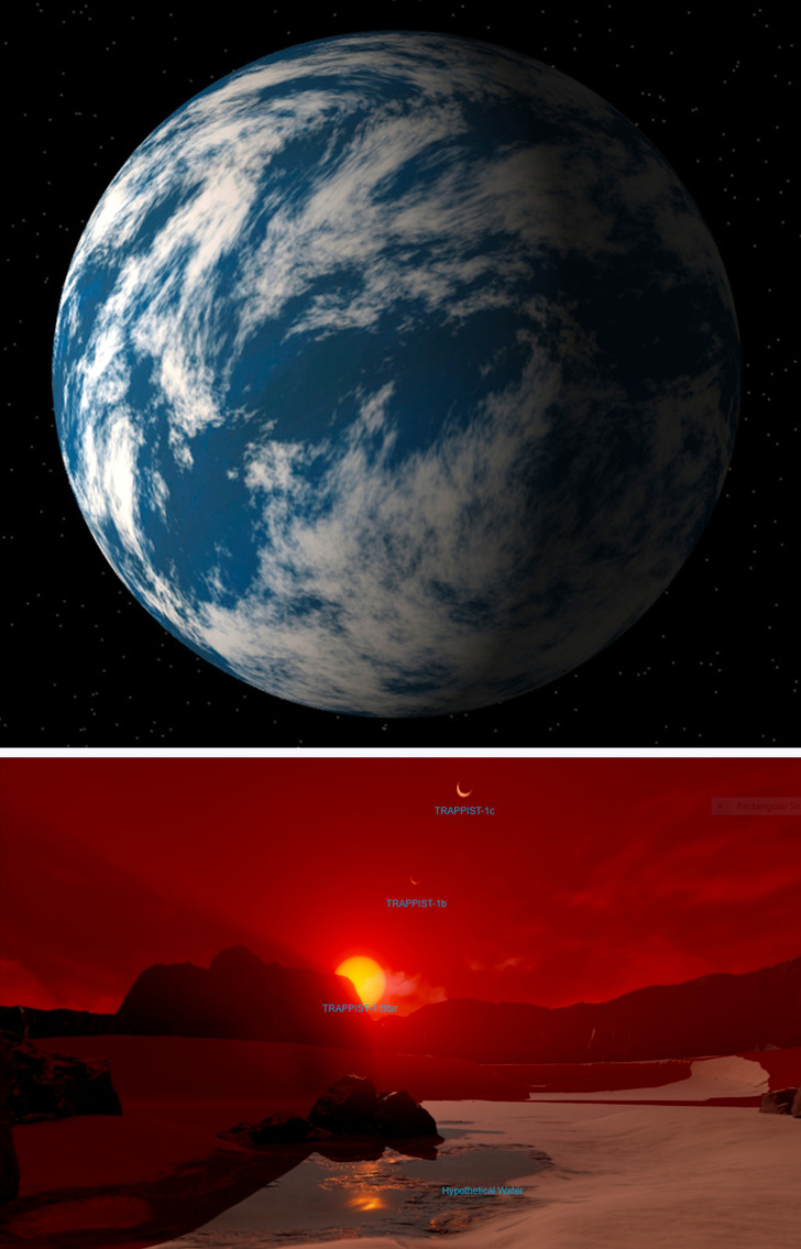 ۱۰ سیاره‌ای زیبایی که مشابه کره زمین هستند + تصاویر