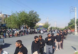 اعلام مسیر‌های مراسم عزاداری عاشورای حسینی در مهاباد