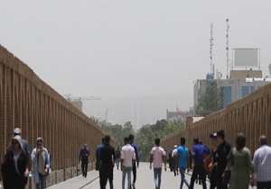 کیفیت هوای اصفهان در وضعیت سالم