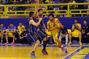 برگزاری تمرینات تیم بسکتبال پتروشیمی بندر امام خمینی (ره)