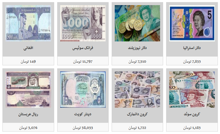 نرخ فروش ارز در بازار آزاد/ یک هزار دینار عراق به قیمت ۱۰ هزار و ۶۰۰ تومان