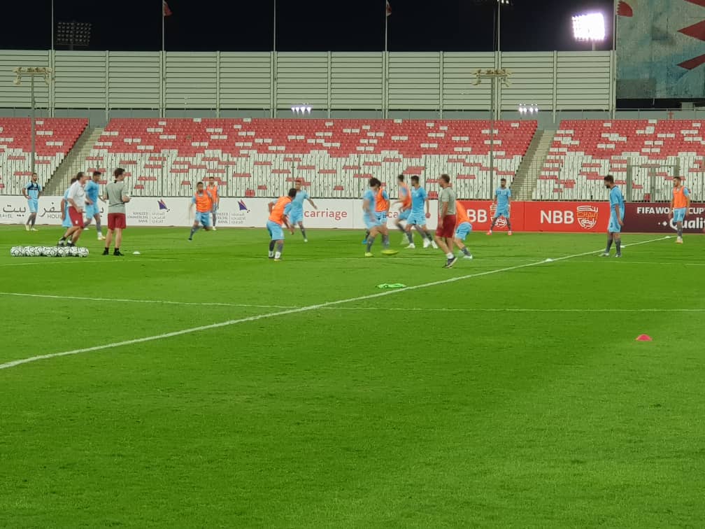 آخرین تمرین تیم ملی فوتبال ایران پیش از دیدار با بحرین برگزار شد