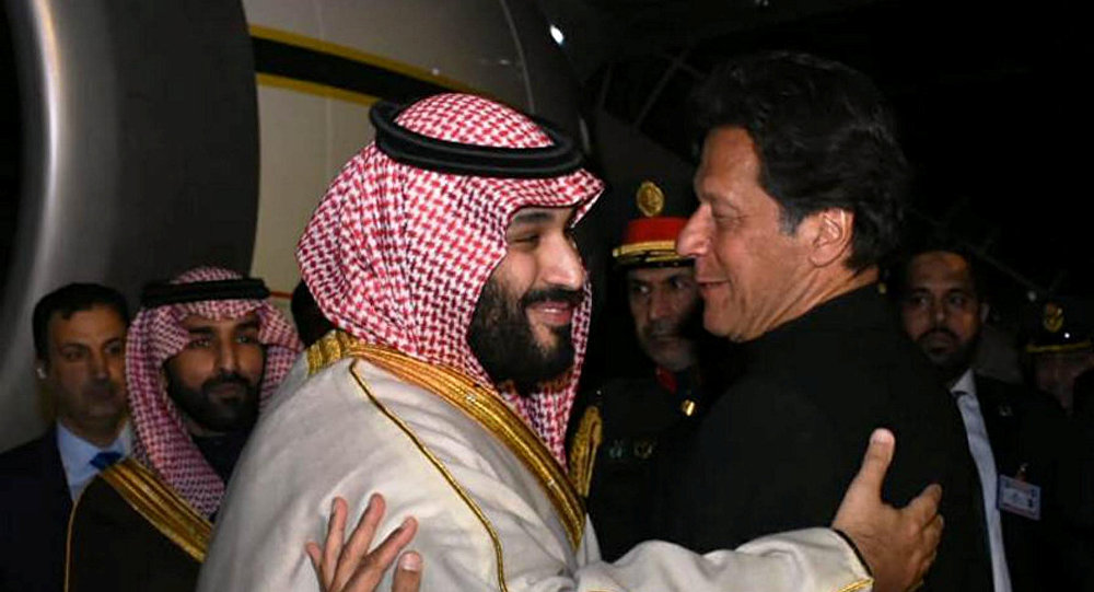 دیدار نخست‌وزیر پاکستان با مقامات سعودی