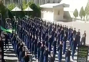 کار زیبای دانش‌آموزان یک دبیرستان دخترانه در زنجان + فیلم