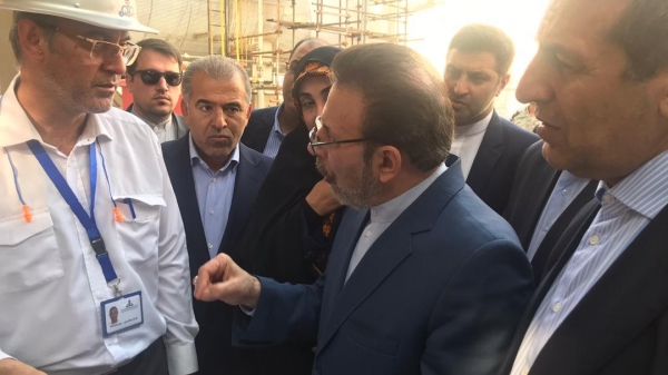 رئیس دفتر رئیس جمهور روند ساخت مجتمع پتروشیمی بوشهر را بررسی کرد