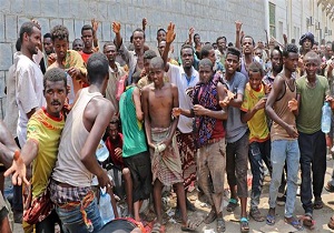 کشته شدن ۱۰ پناهجوی آفریقایی در حمله عربستان به یمن