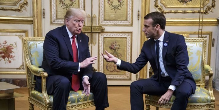 ترامپ: اختلافاتی جزئی با فرانسه داریم / تاکید مکرون بر سخنانش درباره «مرگ مغزی ناتو»