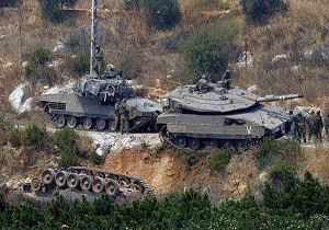 تانک رژیم‌صهیونیستی در نزدیکی مرز لبنان واژگون شد