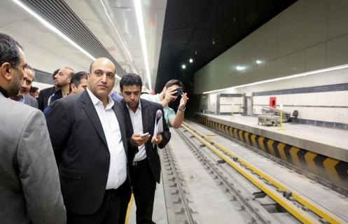 بهره برداری از خط۲ قطار شهری مشهد