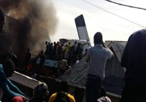 افزایش شمار قربانیان سقوط هواپیما در کنگو به ۲۳ نفر