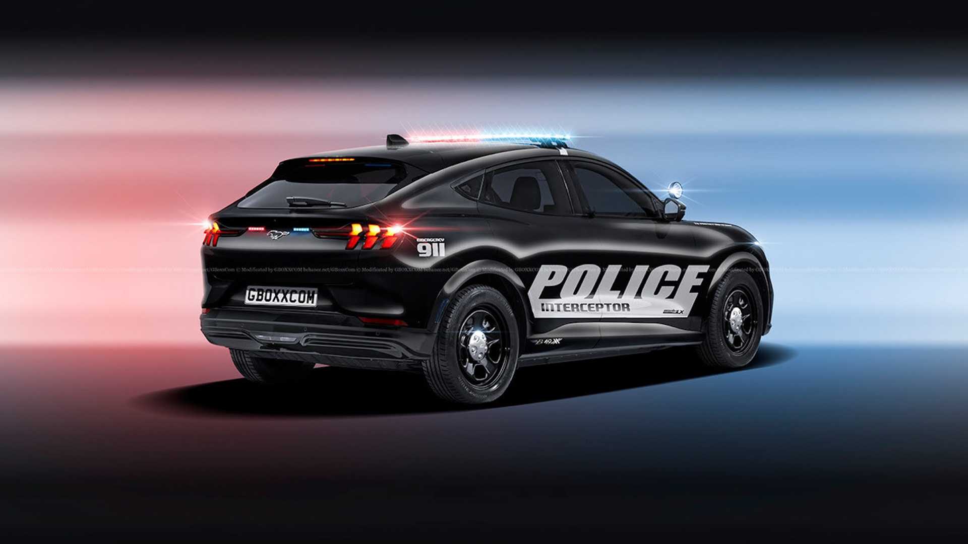 خودروی الکتریکی موستانگ به پلیس پیوست