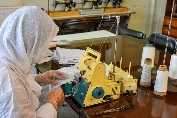 افتتاح ۴ کارگاه تولید ماسک در استان ایلام توسط سپاه پاسداران