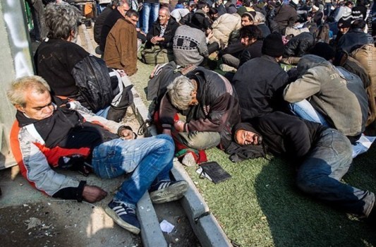 اجرای طرح جمع آوری معتادان متجاهر در تهران