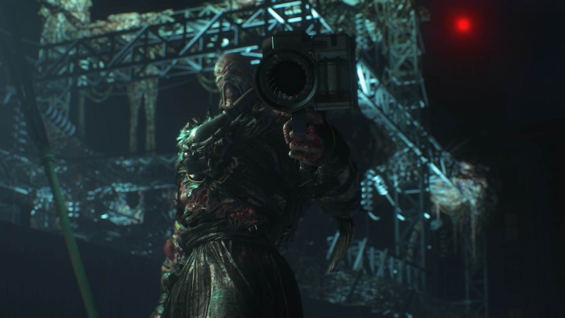 چاقو، تنها سلاح موجود در نسخه ریمستر شده بازی Resident Evil 3