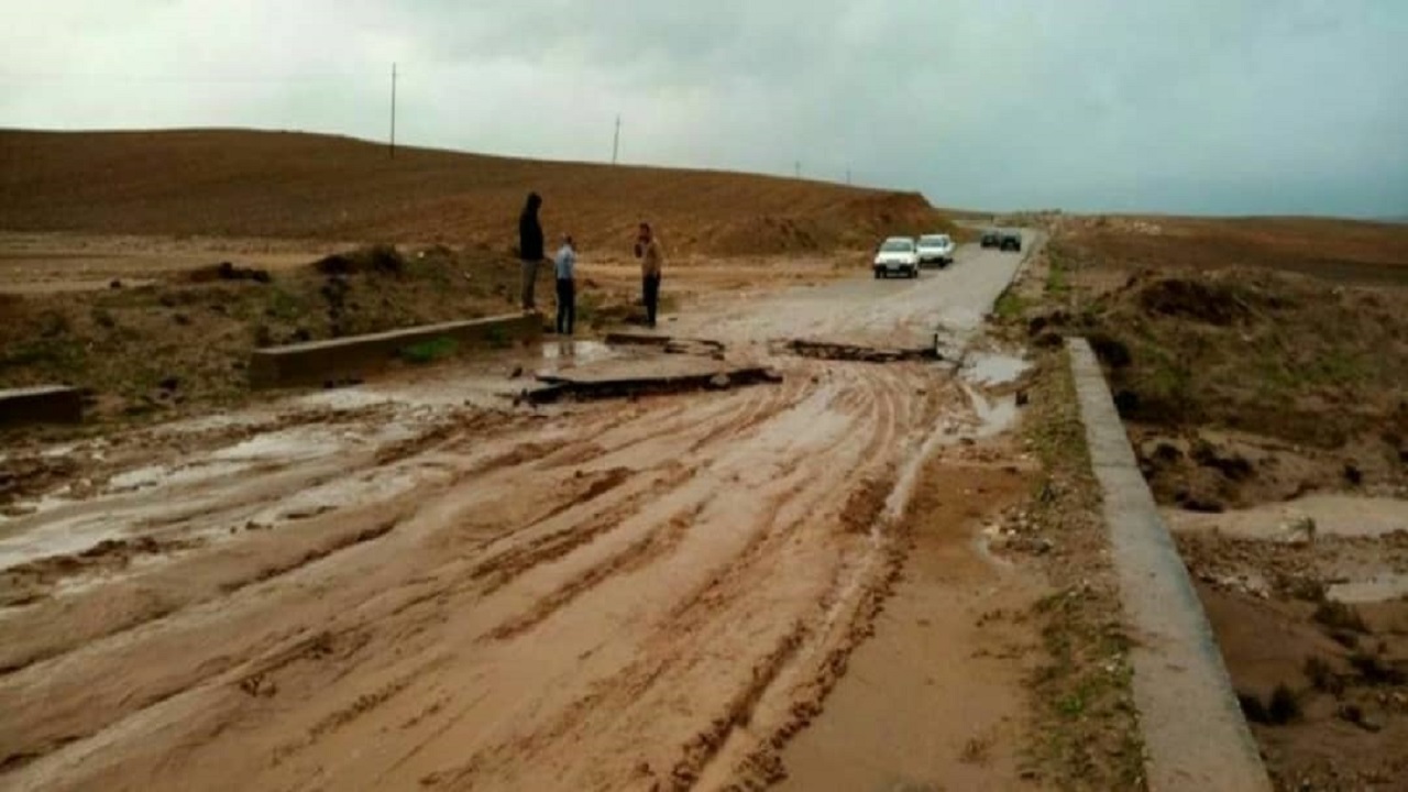 تخریب ۲۵ پل روستایی گناباد بر اثر بارش‌های اخیر