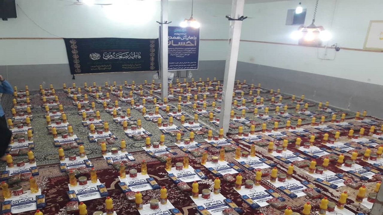 حمایت از محرومان در خوزستان با تهیه و توزیع بسته‌های معیشتی