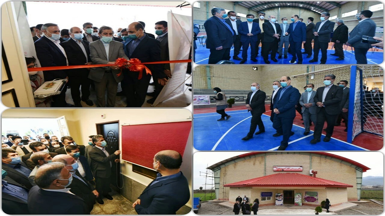 سالن ورزشی فجر در گرگان افتتاح شد
