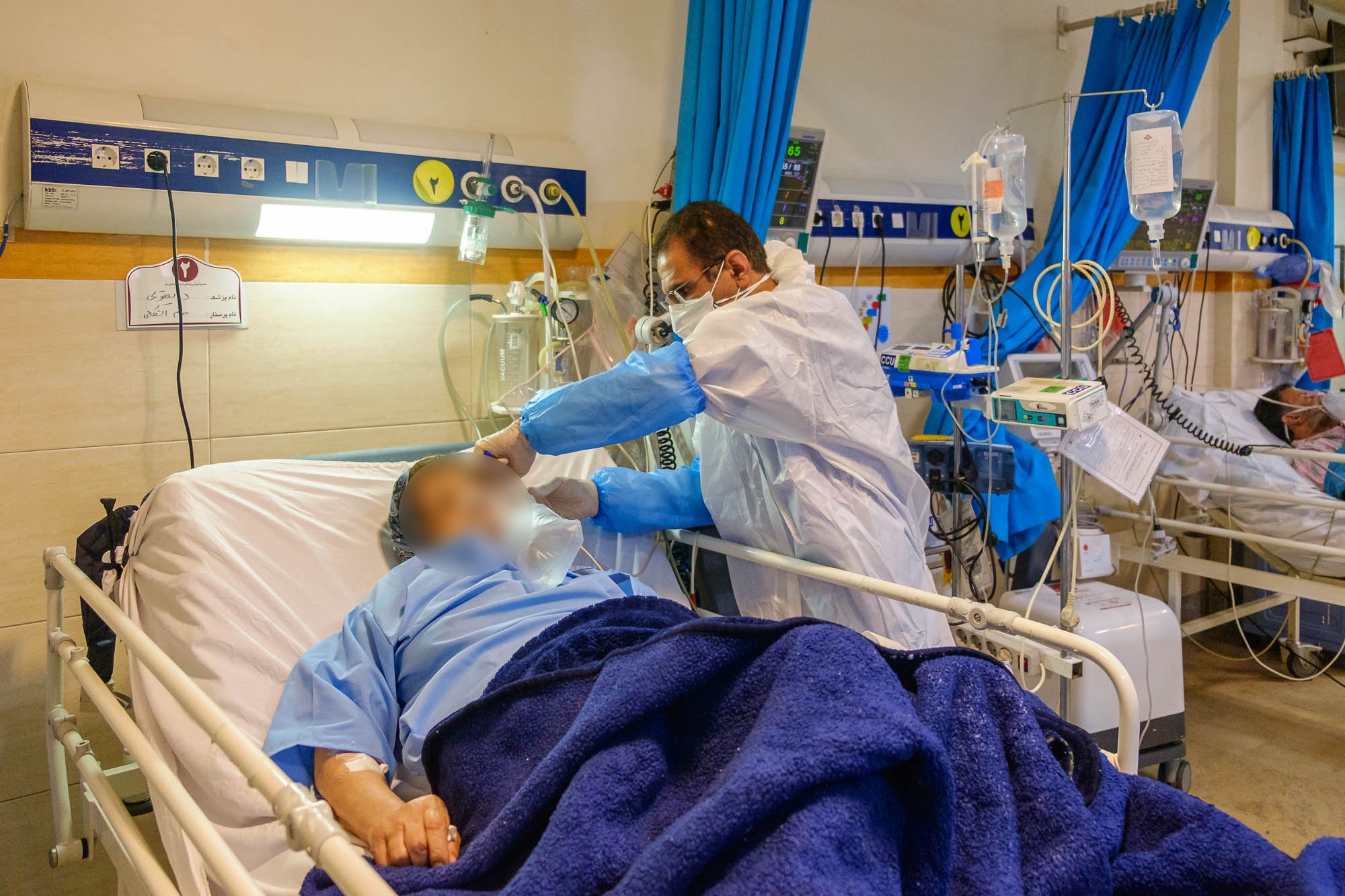 بستری ۳۳ کرونایی با حال وخیم در بیمارستان‌های استان همدان