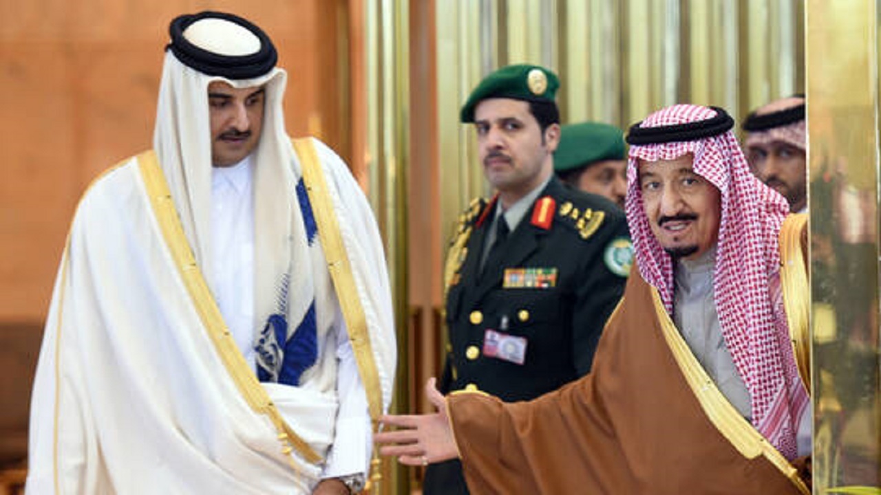 پیام پادشاه عربستان به امیر قطر درباره تقویت روابط دو جانبه