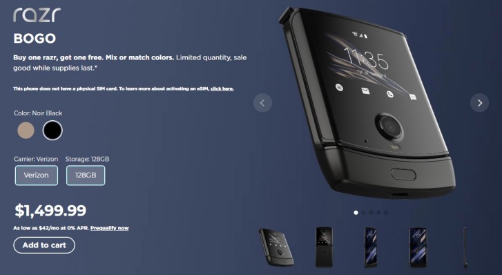 پیشنهاد عجیب موتورولا برای فروش Razr 2019