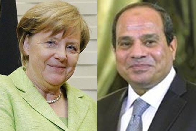 گفت‌وگوی تلفنی مرکل و السیسی درباره لیبی