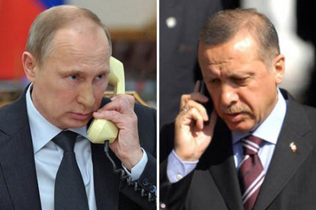 گفت‌وگوی تلفنی پوتین و اردوغان درباره لیبی